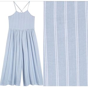 Nordstrom Chambray Wide Leg Jumper